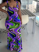 Stylish Gradient Maxi Dress for Women
