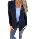 Chic Women's Striped Blazer in Timeless Design