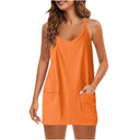 Chic Women's Nightgown with Convenient Pockets