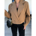 Chic Women's Cropped Blazer in Modern Style