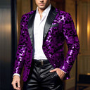 Floral Sequin Blazer for Women - Chic Style