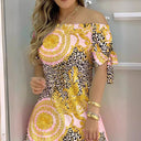 Artistic Black Watercolor Dress for Women