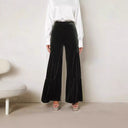 Chic Velvet Wide-Leg Pants for Women