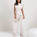 Chic Asymmetric Cut Wide-Leg Jumpsuit for Women