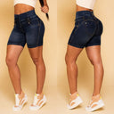 High-Waisted Denim Shorts for Flattering Fit
