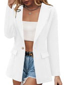 Chic Women's Structured Blazer Jacket