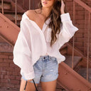 One-Shoulder Women's Blouse in Relaxed Style