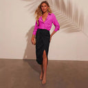 Chic Women's Loose-Fit V-Neck Blouse