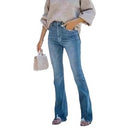 High-Waist Flared Jeans for Women