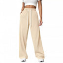 Stylish Women's Wide-Leg Leisure Pants with Elastic Waist