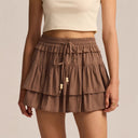 Chic Women's Ruffle Skirt in Trendy Design