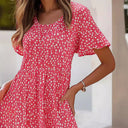 Flowing Summer Dress with Ruffled Hem for Women