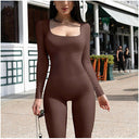 Chic Long-Sleeved Bodysuit with Flattering Fit