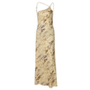 Chic Long Sheath Dress with Stylish Spaghetti Straps