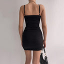Stylish Women's Ruching Twist Mini Dress