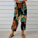 Floral Print Women's Summer Trousers