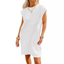 Chic Textured Loose Summer Dress for Women