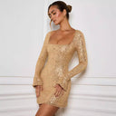 Shimmering Sequin Mini Dress for Women