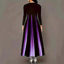 Gradient Maxi Dress with Convenient Pockets
