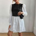 Puff Sleeve Blouse Dress for Women