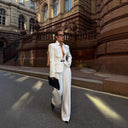 Chic Women's Blazer with Modern Design and Unique Accents