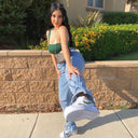 Stylish Women's Loose Denim Shorts