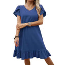 Women's Ruffled Summer Dress - Stylish and Chic