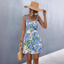Chic Floral Spaghetti Strap Dress for Women