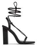 Ladies Elegant High Heel Sandals with Multifunctional Straps Heidi-Fashion