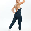 Racerback Women's Bodysuit with Sleek Seamless Design