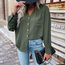 Chic Women's Blouse with Button Placket