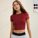 Stylish Women's Fitted Crop T-Shirt