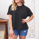 Striped Women's T-Shirt with Pocket Detail