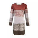 Contemporary Striped Women's Dress for Everyday Wear