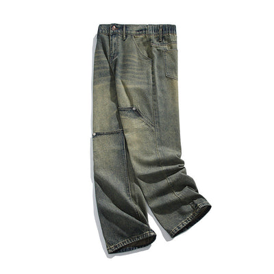 Woman's Cargo Jeans with Stylish Zipper Pockets