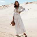 Chic Long Sleeve Boho Dress