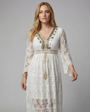 Chic Long Sleeve Boho Dress