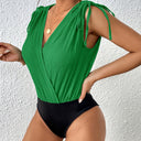 Chic Women's Wrap Top with Stylish Ties