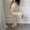 Chic Women's Cargo Pants with Functional Pockets