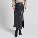 Chic Women's Pencil Skirt with Stylish Slit