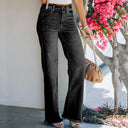 Women's High-Waisted Retro Flared Jeans