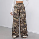 Chic Camouflage Palazzo Pants for Women