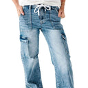 Stylish Women's Cargo Jeans for Everyday Wear