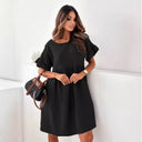 Chic Women's Summer Dress with Elastic Waist