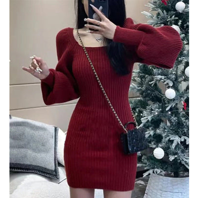 Chic Women's Knit Dress for Everyday Wear