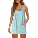 Chic Women's Nightgown with Convenient Pockets
