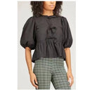 Chic Leopard Print Ruffle Blouse for Women