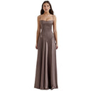 Chic Evening Dress with Flowing Skirt