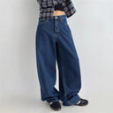 Stylish High-Waisted Baggy Jeans for Women