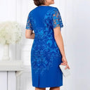 Floral Lace Women's Dress for Chic Occasions